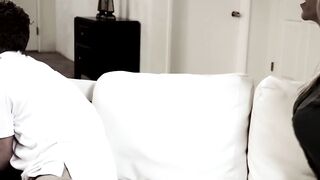 Step-Mom's Hot Blonde Daughter Gets Fucked Hard By Stepbrother In POV