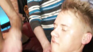 Group Sex Orgy #2 - Dude Gets Fucked By Multiple Guys In A Messy Gangbang