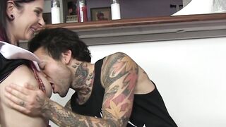 Joanna Angel's Dark Side - Pornstar Bombshell Fucked Hard By Hunk