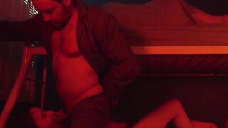 Stepfather Surprises Daughter With Late Night Sex And Creampie