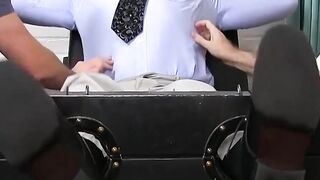 Foot Fetish Bondage - Foot Domination with Kinky Submissive Guy