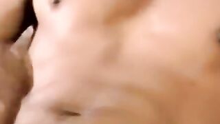 Black Amateur Hunk Masturabtes & JIZZES Pridefully on Webcam