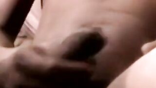 Black Amateur Hunk Masturabtes & JIZZES Pridefully on Webcam