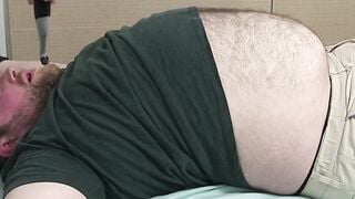 Fatty's Foot Frenzy! Big Belly Bondage & Kinky Feetsies