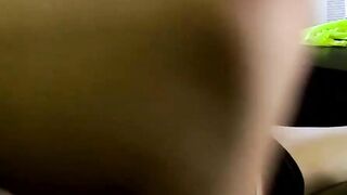 Hot Amateur Guy Jerks Off Panties Before Huge Load