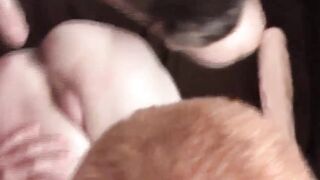 Sloppy Blowjob & Rough Pounding - Busty Goth Girl Gets Fucked Hard By Stepbrother