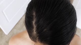 Step-Sister's Tease Turned Into A Wild Ride And Facial For Creepy Brother