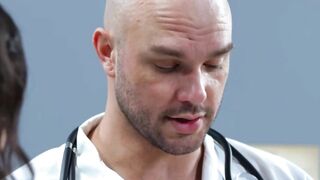 Bald Doc Checks Up On Patient With A Big Ass And Fucks Her Hard