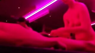 Interracial Couple's Passionate Red Room Sex Adventure