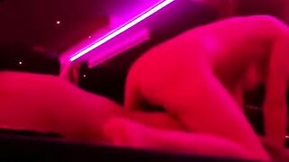 Interracial Couple's Passionate Red Room Sex Adventure