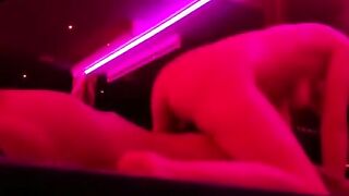 Interracial Couple's Passionate Red Room Sex Adventure