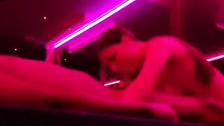 Interracial Couple's Passionate Red Room Sex Adventure