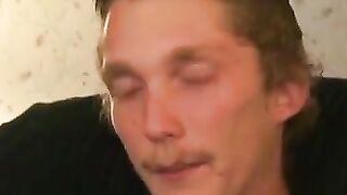 Aspirational Rocker's Passionate Guitar Solo - Close-Up View of Talent