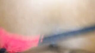 Black Booty Bounce #2 - Big Butt French Girl Jumps on Dildo