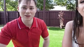 Poolside Cheating Wife - Husband Films His Hotwifes Threesome With Pool Guy