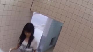 Asian Bombshells - Public Toilet Peek-A-Boos