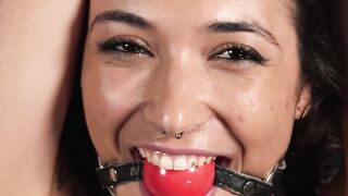 Brooklyn Grey's Bound Bondage Orgasmic Ride on Dildos
