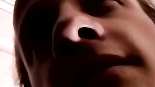 Skinny Straight Dude Jacks Off Thick Dick And Surprises Himself With Big Load Of Sperm