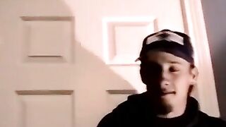 Skinny Straight Dude Jacks Off Thick Dick And Surprises Himself With Big Load Of Sperm