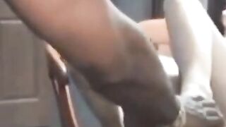 Interracial Couple Sharing Passionate Sex With A Hot Blonde