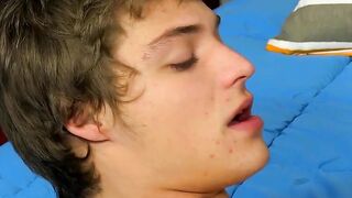 Raw Doggie Style Twunk Fucked Hard By Huge Dick And Facial Finish