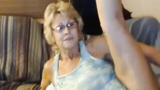 Granny's Old Vagina Closeup - Amateur Grannies UK Grandma Strips & Fingers Pussy