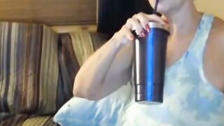 Granny's Old Vagina Closeup - Amateur Grannies UK Grandma Strips & Fingers Pussy