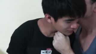 Asian Lust - Raw Anal Threesome with Daddies' Boy