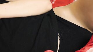 Petite Bombshell Sensual Masturbation - Small-Titted Vixen Orgasms Passionately
