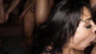Threesome Frenzy #3 - Three Babes Share One Guy's Dick