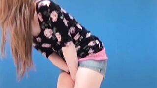 Asian Cutie's Pee Play - Solo Photoshoot Session