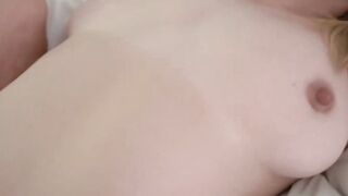 Petite Stepsishtress's Sloppy Bounce Ride On Stepbrother's Hard Dick