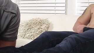 Leo Luckett's Footjob Fantasy - Toes Licking & Moaning