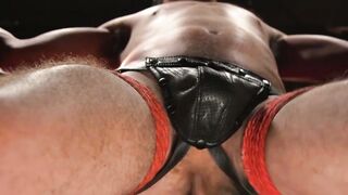 Bondaged Babe Suspended And Fucked Hard By Big Dick Stud - Anal Fucking With Facial
