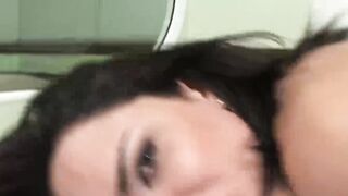 HOT MILF TRANNY WITH BIG ASS GETS FUCKED BY A MONSTER COCK POV VIEW