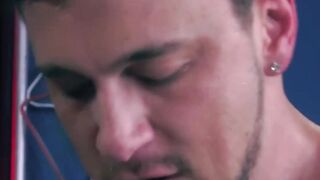 Fist Frenzy - Three Muscle Guys Share Their Hole
