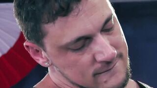 Fist Frenzy - Three Muscle Guys Share Their Hole