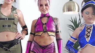 TeensGoHard - Mature Dude Rails barely legal Sluts in Group Orgy