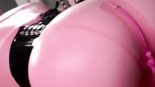 Dominatrix Mistress Kyramakes Sex Slave Submissive with BDSM Play - latex-lucy