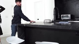 Busted Thieving Brunette Gets Hardcore Anal Pounding