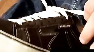 barely legal Foot Lover - Solo Masturbation with Feet & Toes + cumshot