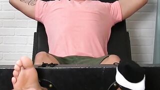Threesome Frenzy! Bondage Babes Dominate Stud In Wild Orgy
