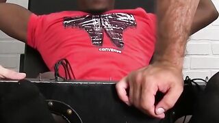 Erotic Threesome - Black Beauties Bondage Babe Fucked Hard By Two Hunks