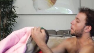 Step-Brother's Raw Bareback Fucking Session Ends With Creamped Ass