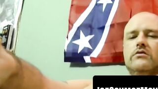 Black Dude Gives Thick Dick to Older Guy in Interracial Sex
