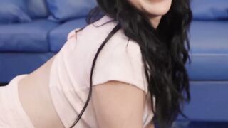 Thicc Bae Queenie Satin - Facial Blowjob & Deepthroat POV