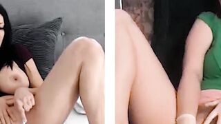 Mature Milf WebCam Solo Dildo Play with Redhead Dykes Reagan Foxxx