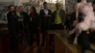 Public Spanking & Rough Sex - Busty Inked Beauties Krystal Kaos Gets Fucked