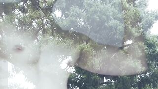 Risk-Taking Pervert - Window Jerk Off Compilation
