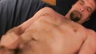 Mature Guy Jerks Off To Epic Orgasm - Old Man Jacks-Off For barely legal Lady